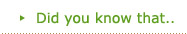 did you know